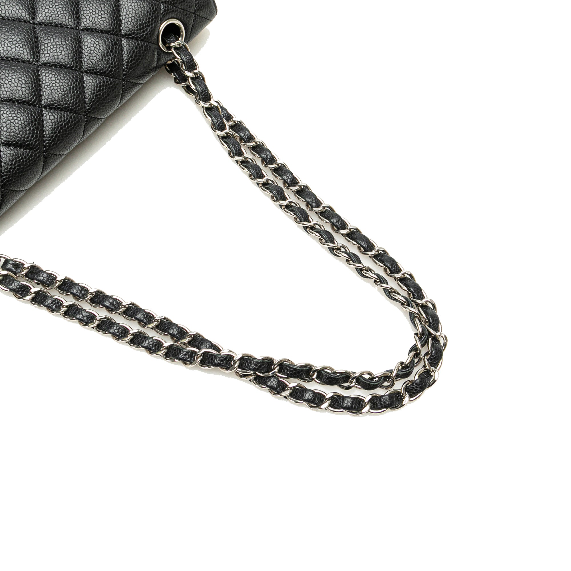 Medium Classic Caviar Double Flap