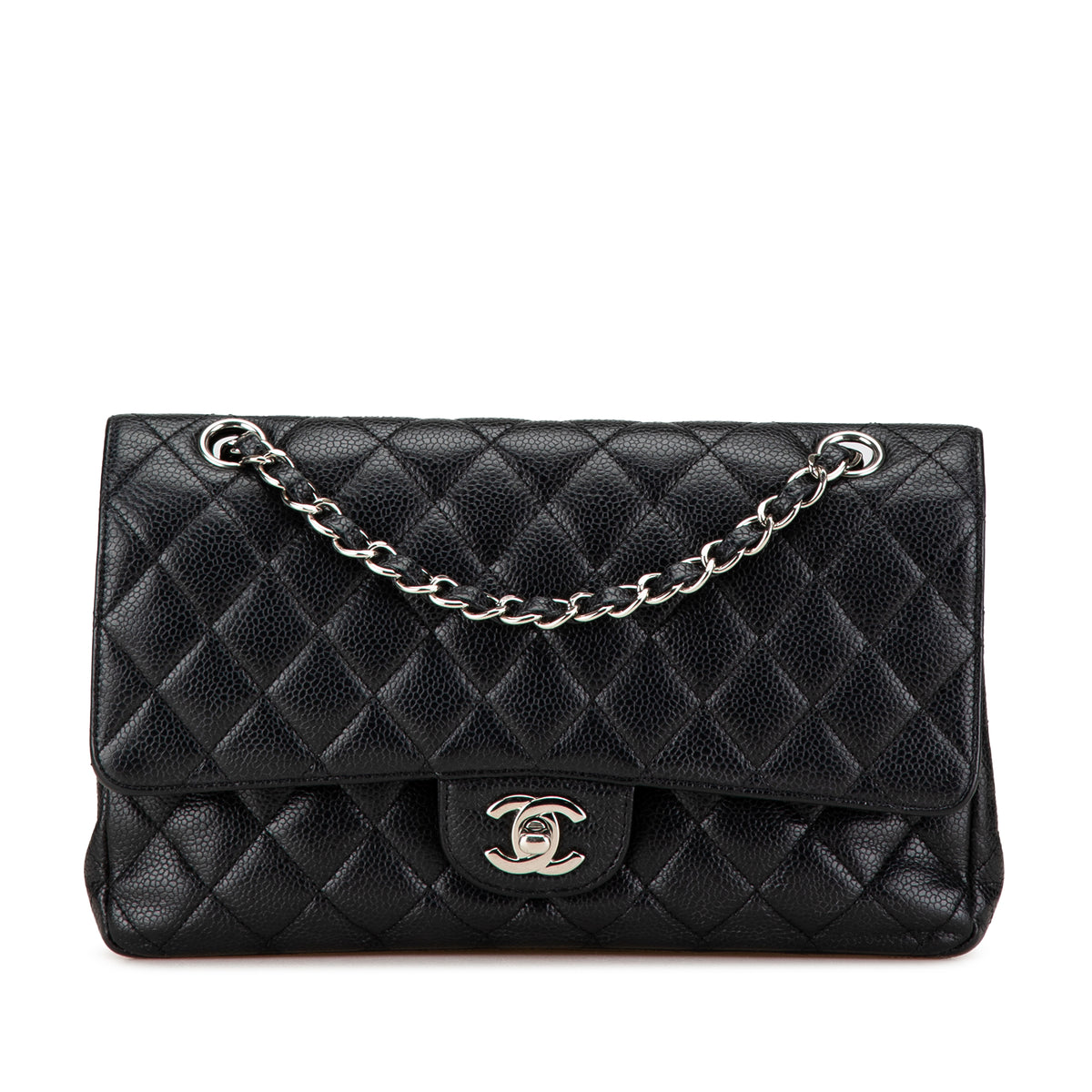 Medium Classic Caviar Double Flap