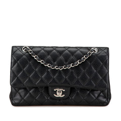 Medium Classic Caviar Double Flap