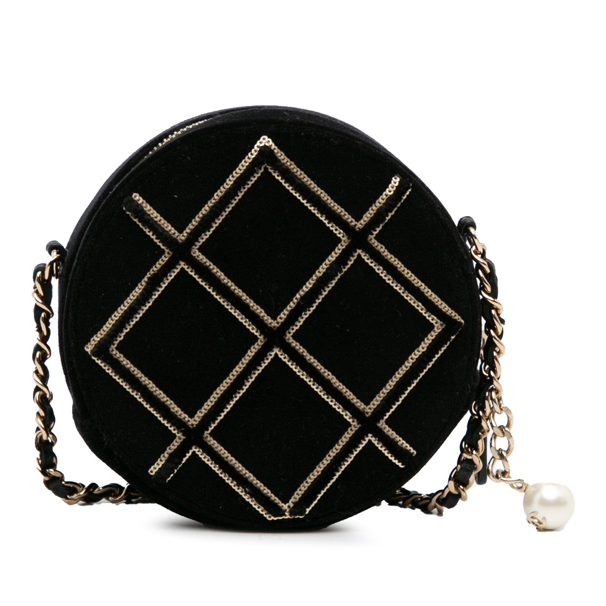 Velvet Pearl Sequin Round Crossbody_3