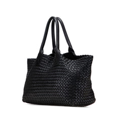 Medium Lambskin Intreccio Cabat Tote