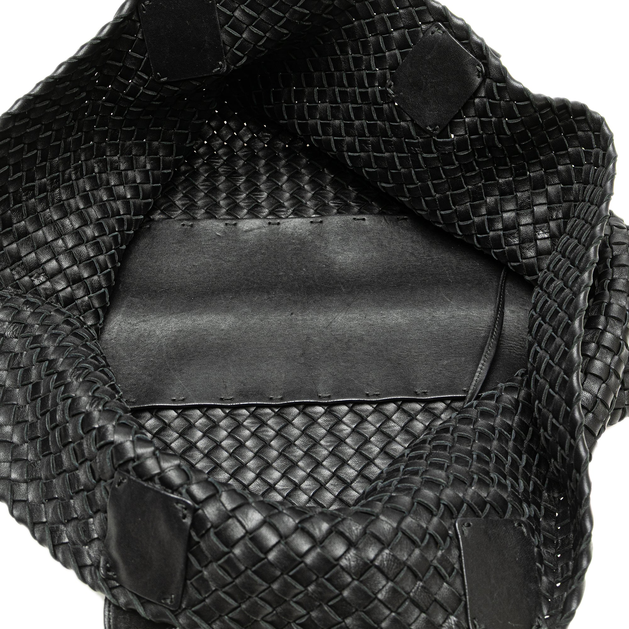 Medium Lambskin Intreccio Cabat Tote