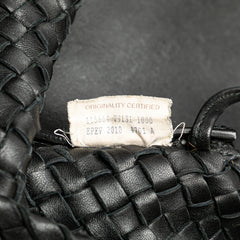 Medium Lambskin Intreccio Cabat Tote