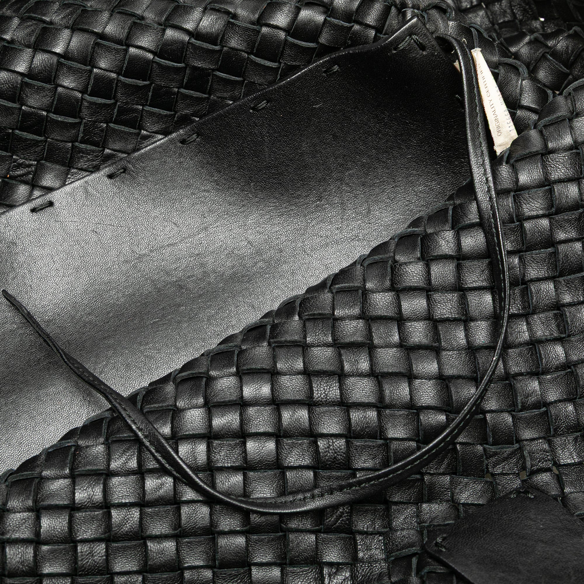 Medium Lambskin Intreccio Cabat Tote