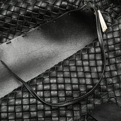 Medium Lambskin Intreccio Cabat Tote