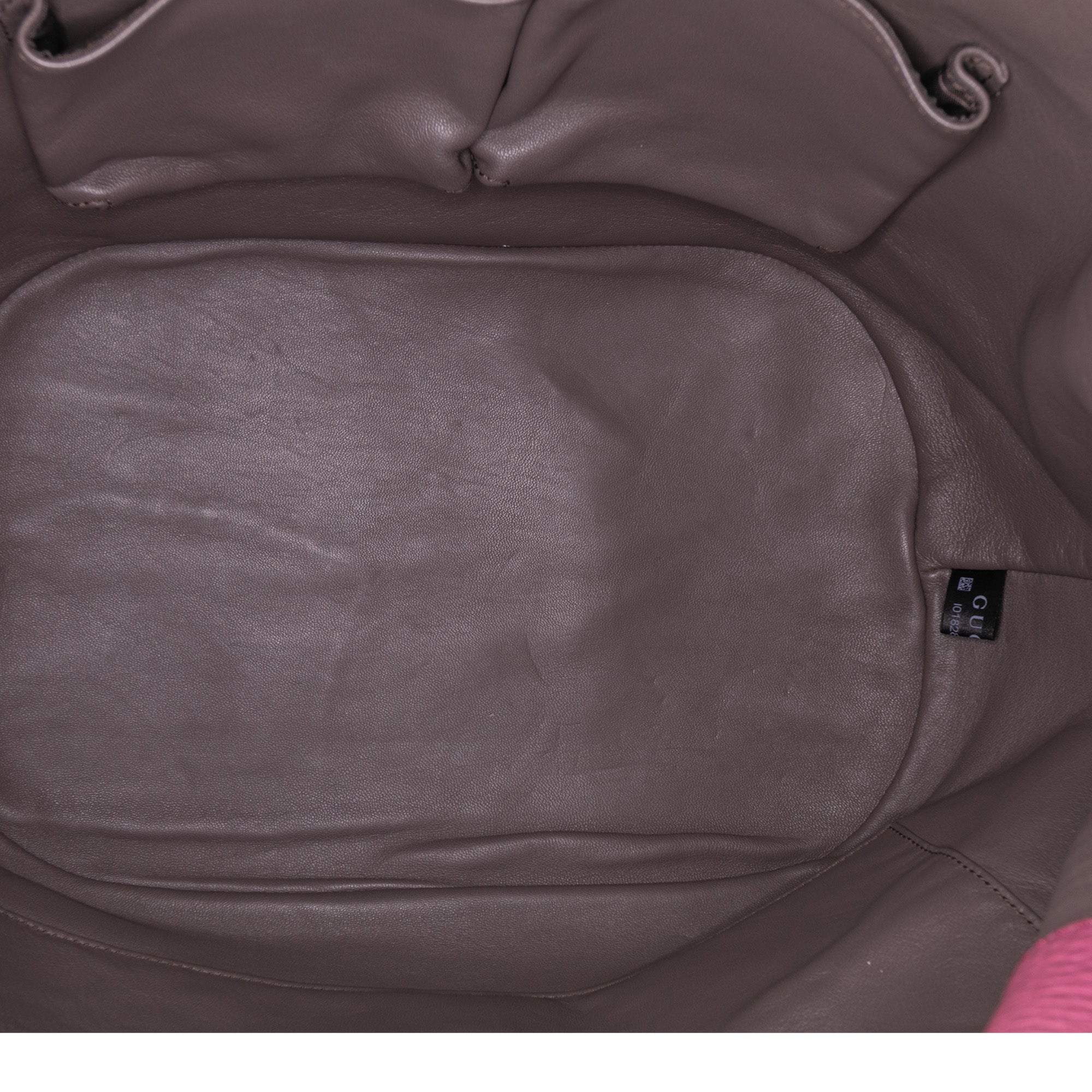 Pebbled Calfskin Miss Bamboo Bucket Bag