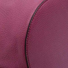 Pebbled Calfskin Miss Bamboo Bucket Bag