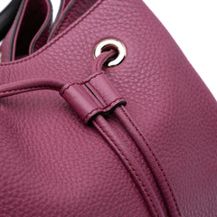 Pebbled Calfskin Miss Bamboo Bucket Bag