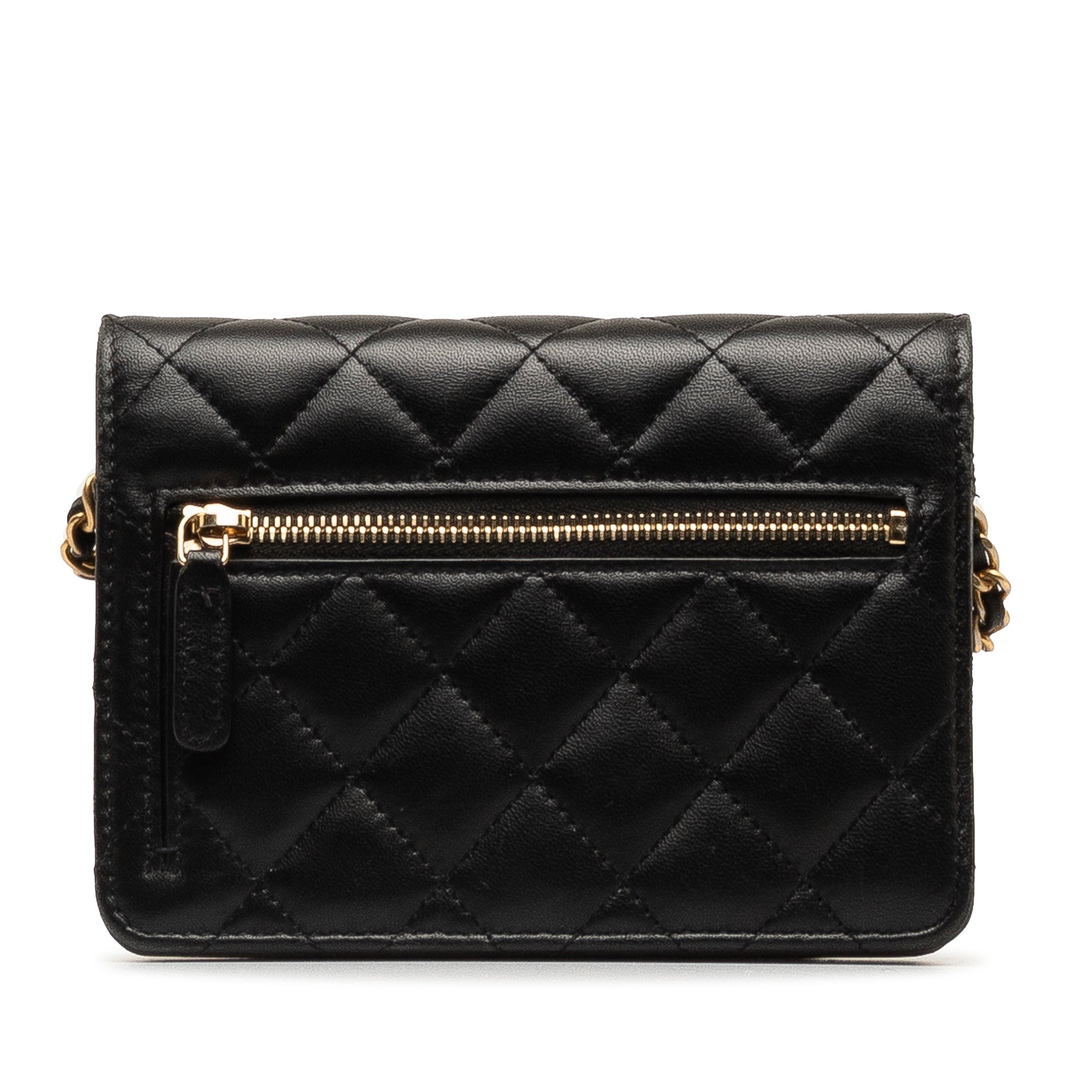 Lambskin Romance Wallet On Chain