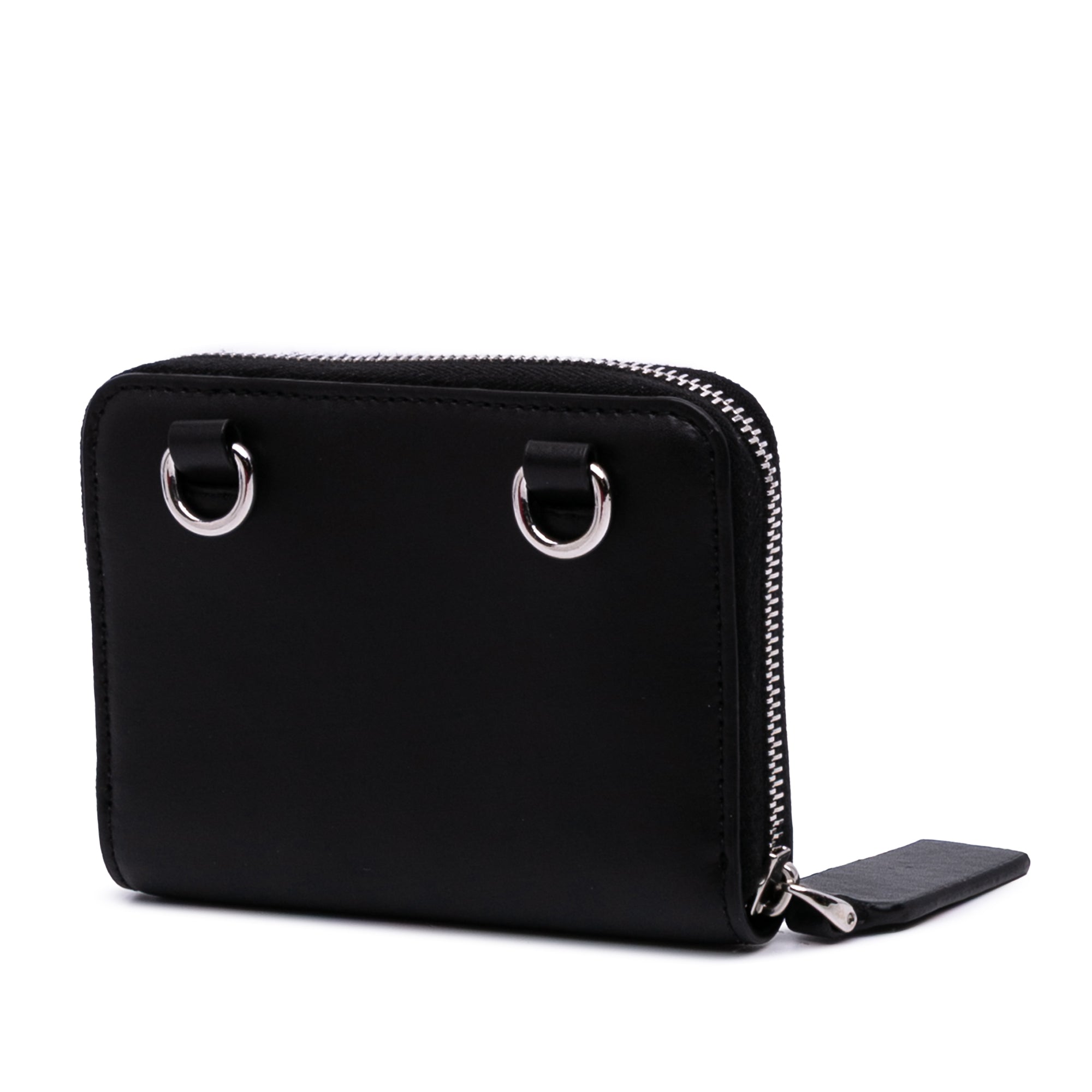 Leather VLogo Dreamers Neck Wallet