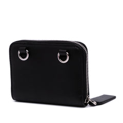 Leather VLogo Dreamers Neck Wallet