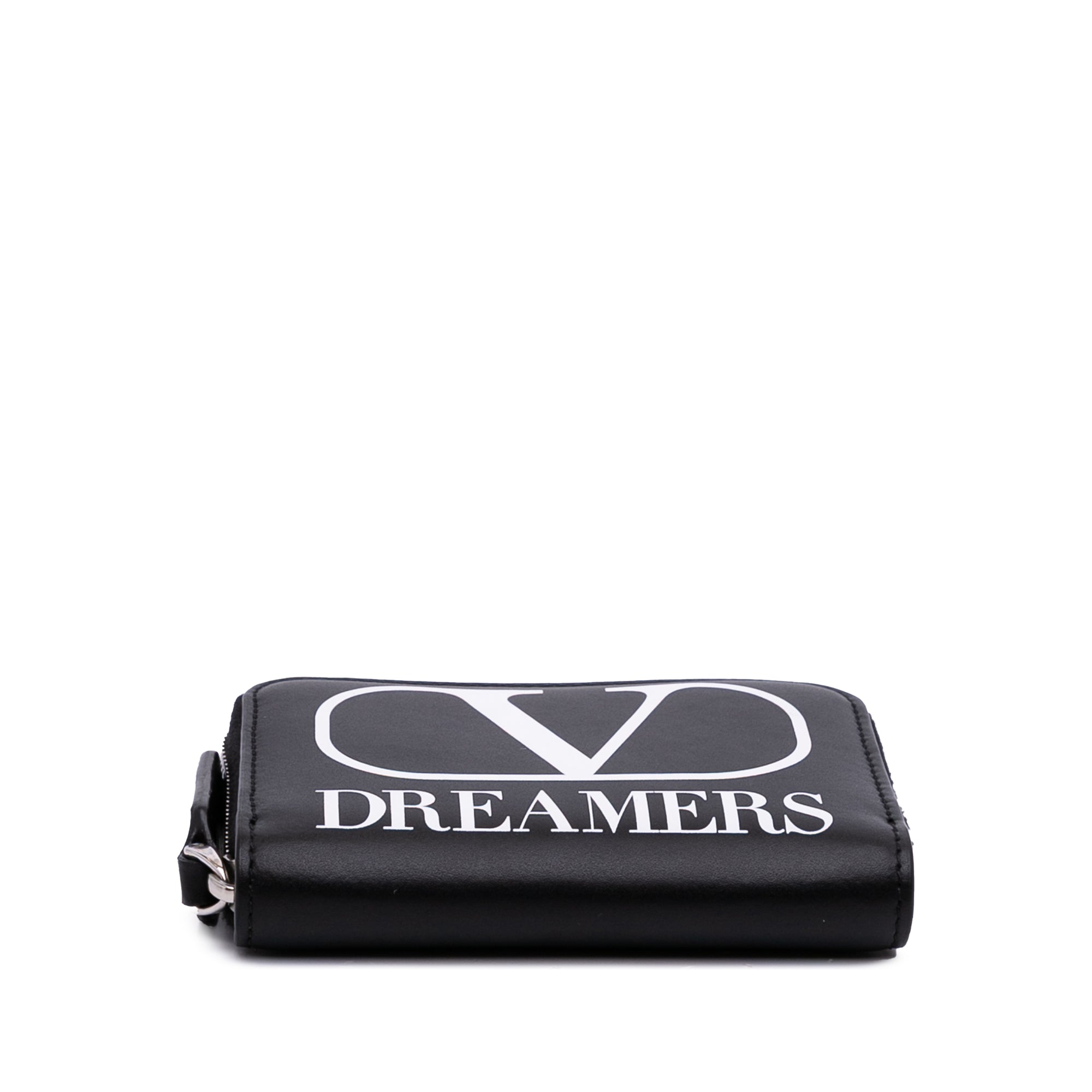 Leather VLogo Dreamers Neck Wallet