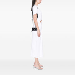Leather VLogo Dreamers Neck Wallet
