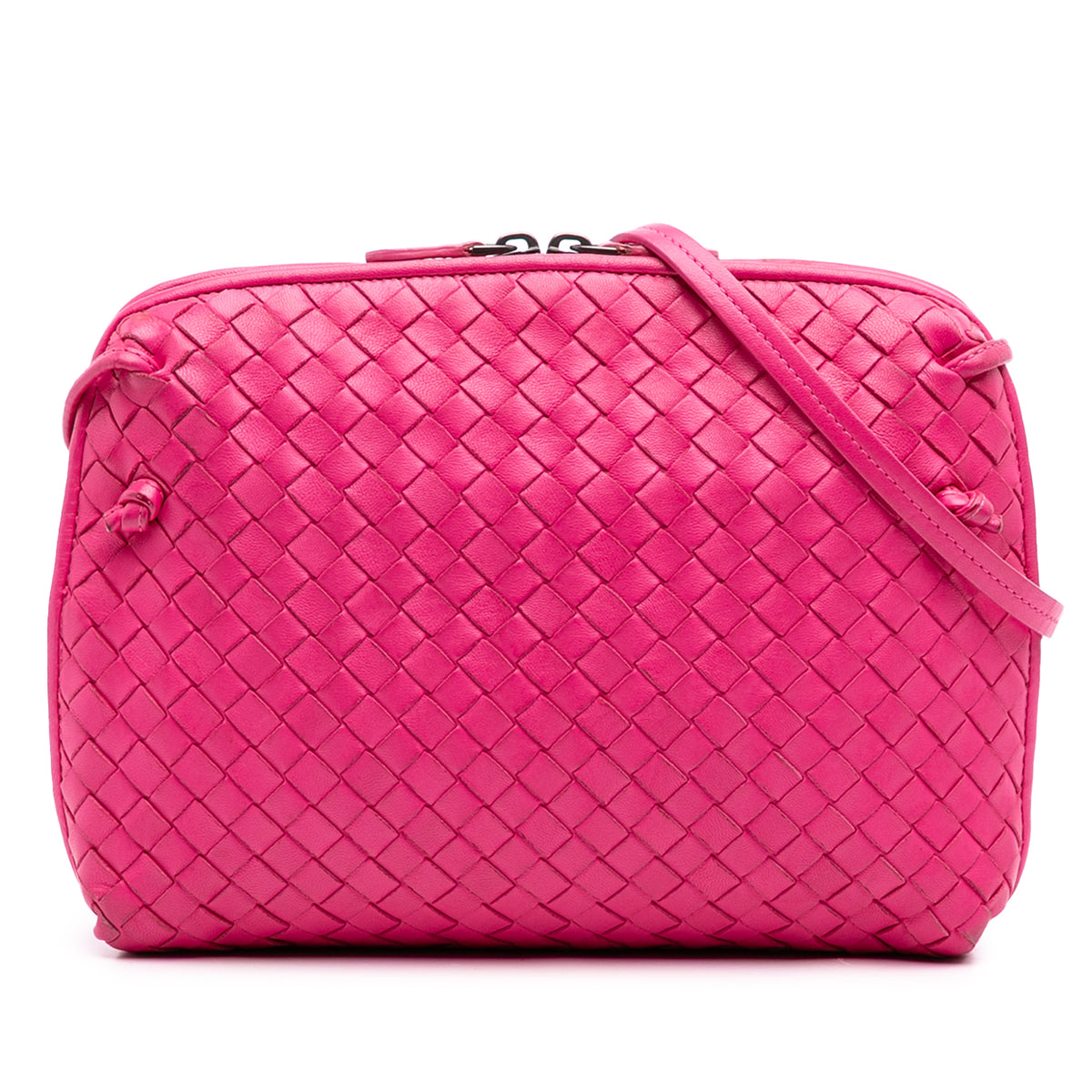 Nappa Intrecciato Nodini Crossbody