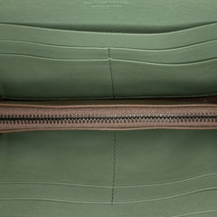 Intrecciato Zip Around Long Wallet