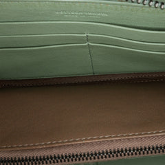 Intrecciato Zip Around Long Wallet