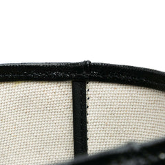 Large Canvas and Leather Reversible Diamond Tote