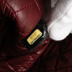 Large Quilted Lambskin O Case Clutch