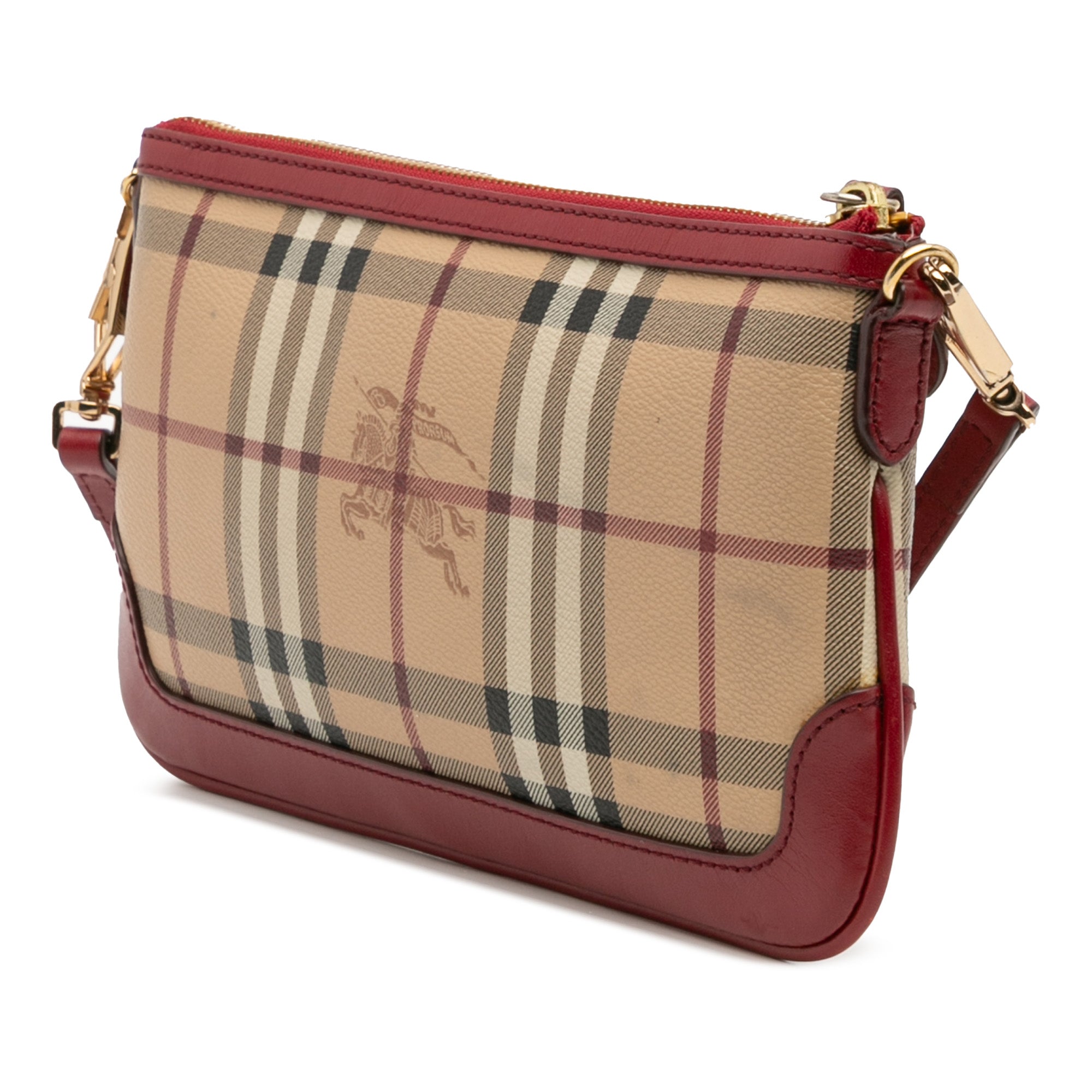 Haymarket Check Coated Canvas Peyton Crossbody