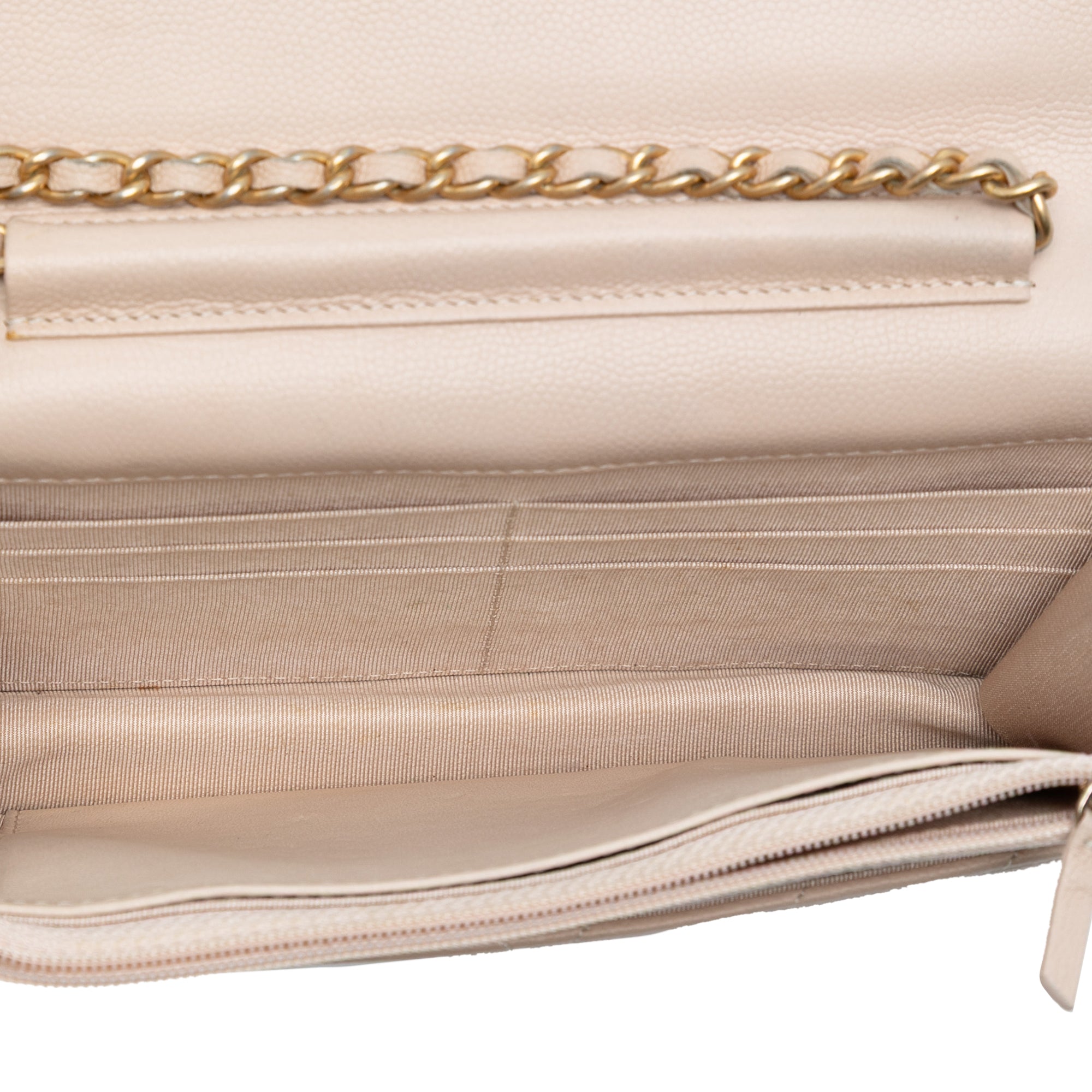 CC Chevron Caviar Ancient Greek Charms Wallet On Chain