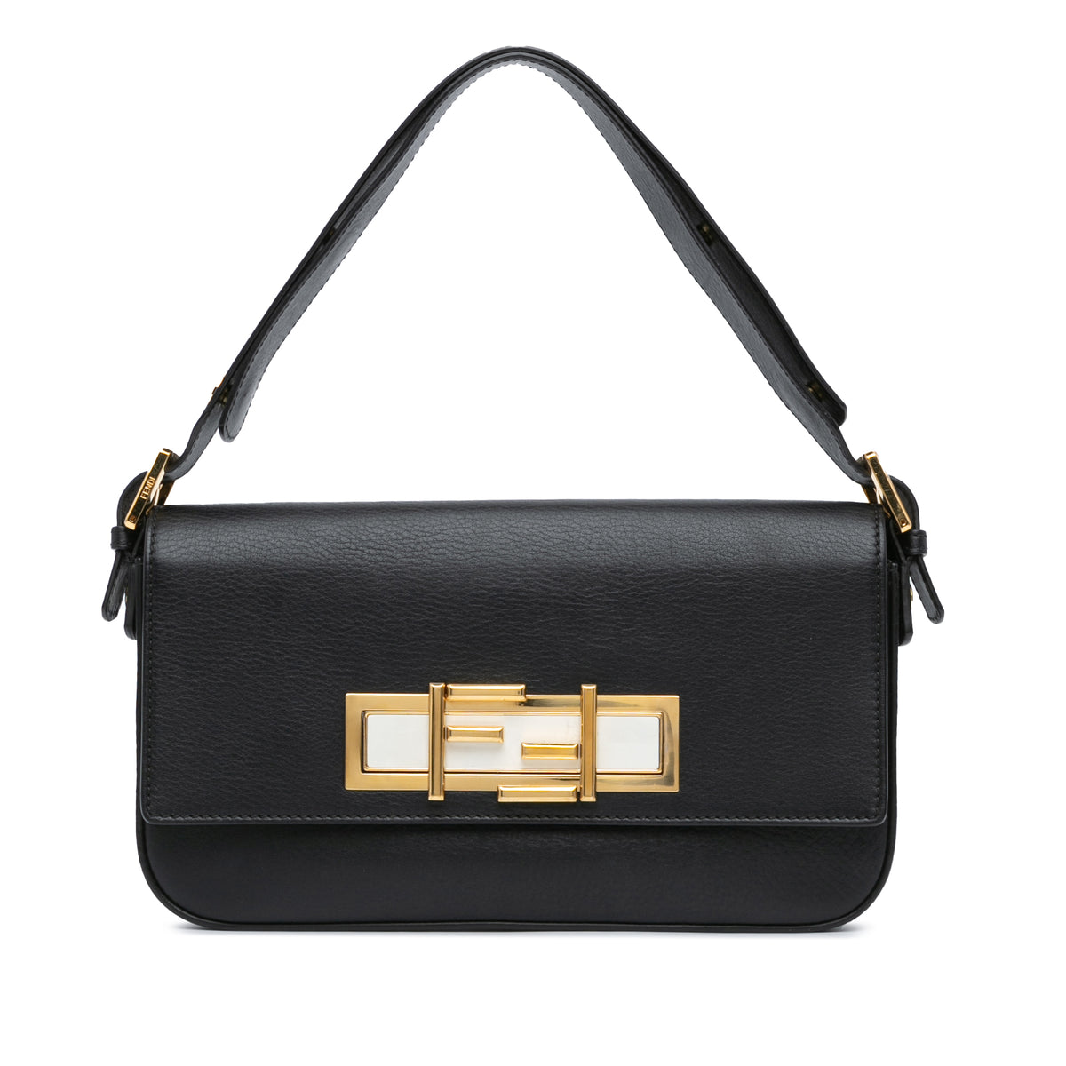 Leather 3Baguette Shoulder Bag