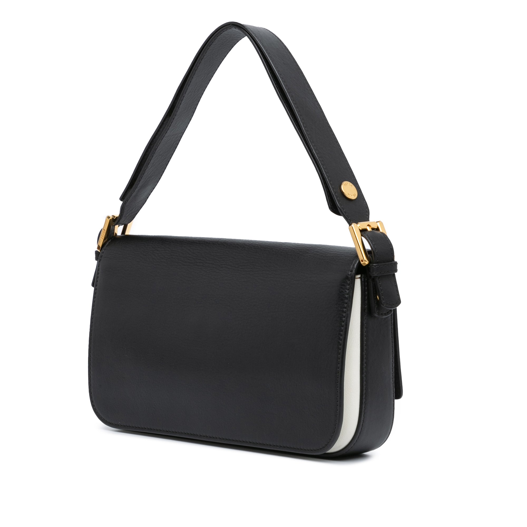 Leather 3Baguette Shoulder Bag