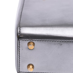 Mini Metallic Glazed Calfskin Lady Dior