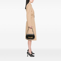 Medium Leather Vlogo Chain Shoulder Bag