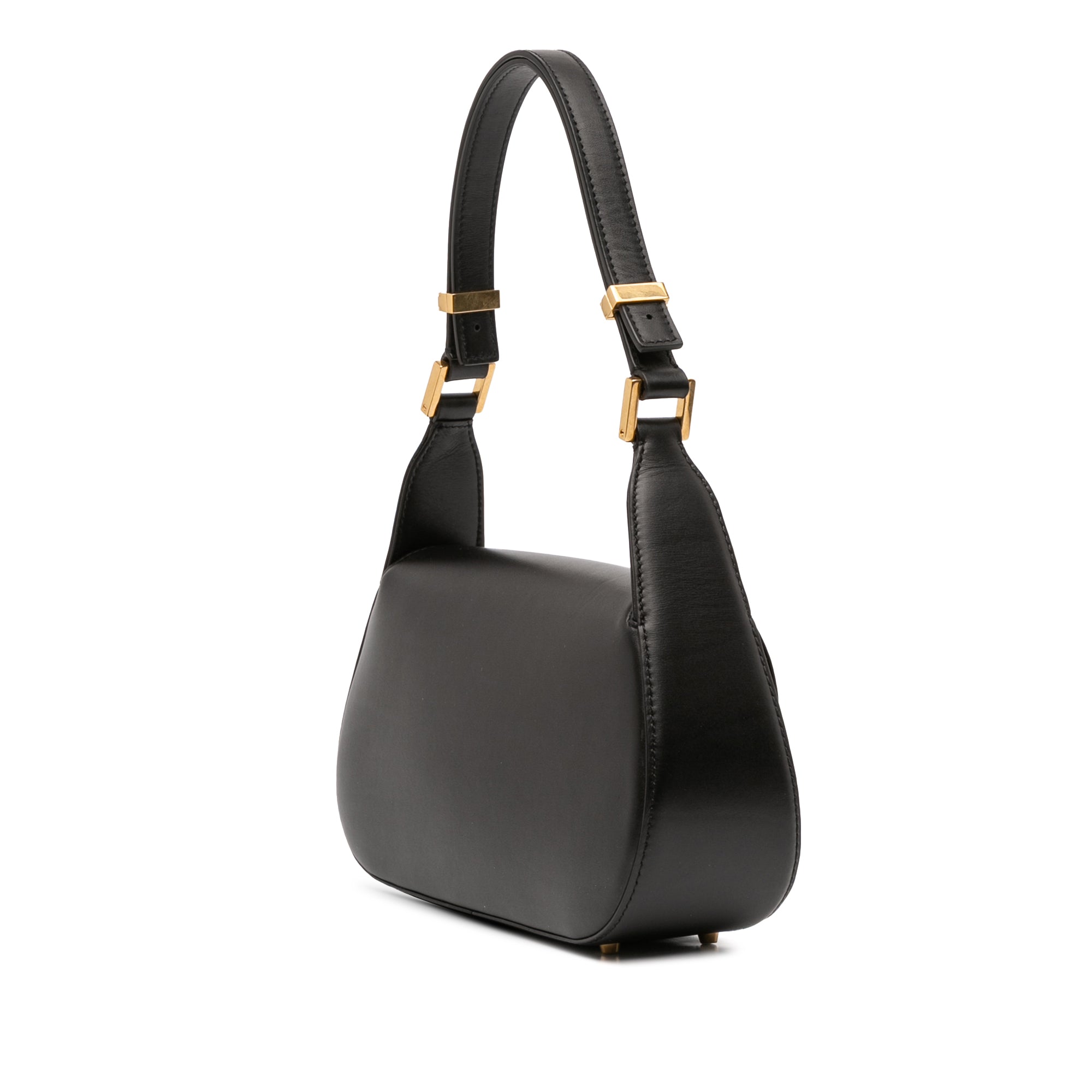 Medium Leather Vlogo Chain Shoulder Bag