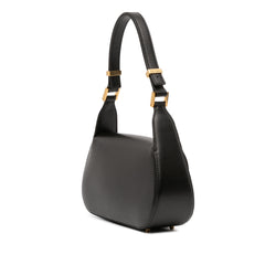 Medium Leather Vlogo Chain Shoulder Bag