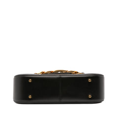 Medium Leather Vlogo Chain Shoulder Bag