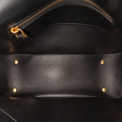 Medium Leather Vlogo Chain Shoulder Bag