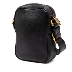 Mini Grained Calfskin Logo Crossbody