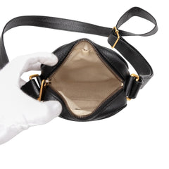 Mini Grained Calfskin Logo Crossbody