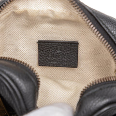 Mini Grained Calfskin Logo Crossbody