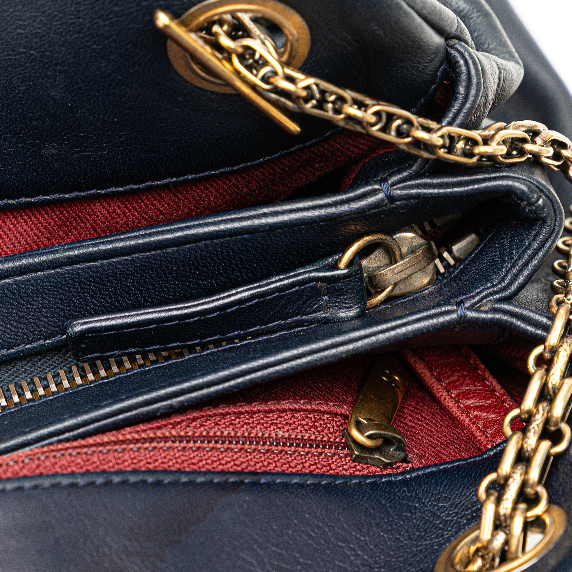 Large Lambskin Just Mademoiselle Bowler Bag