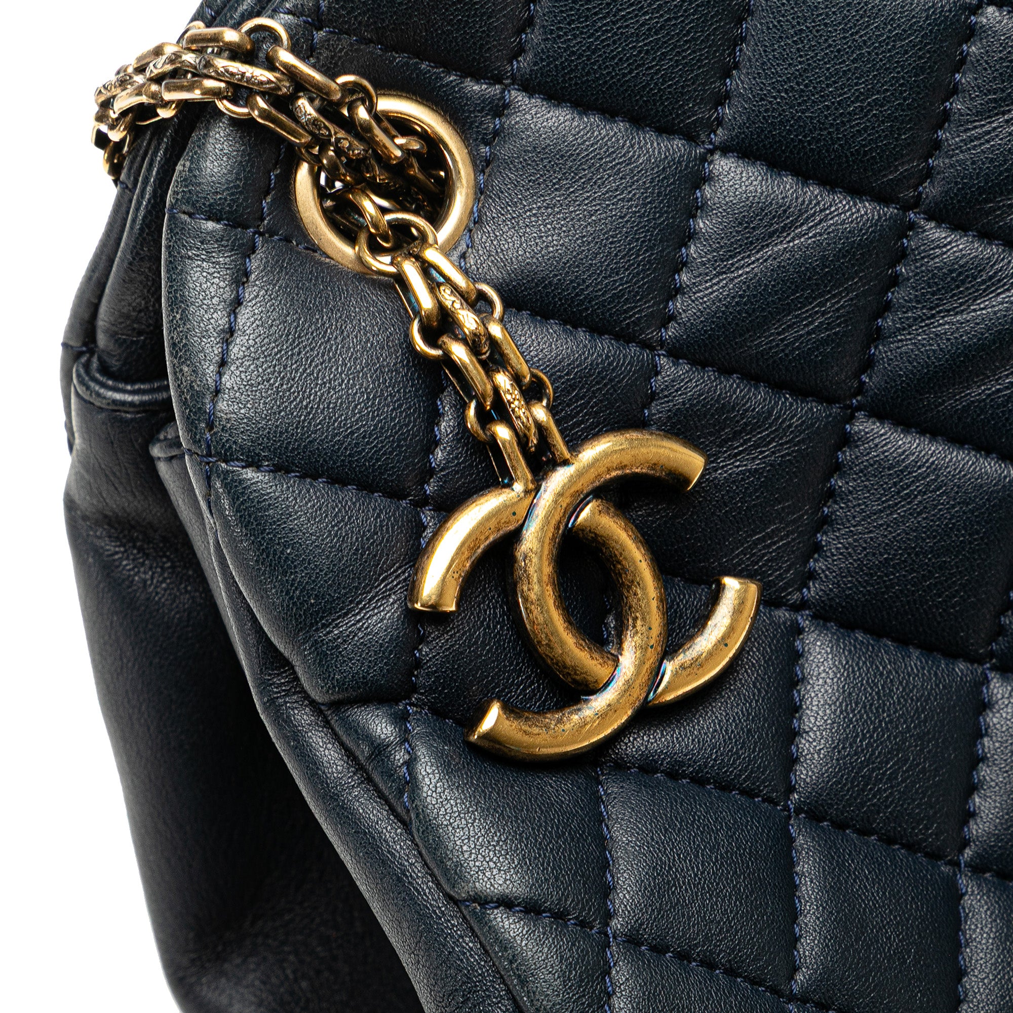 Large Lambskin Just Mademoiselle Bowler Bag