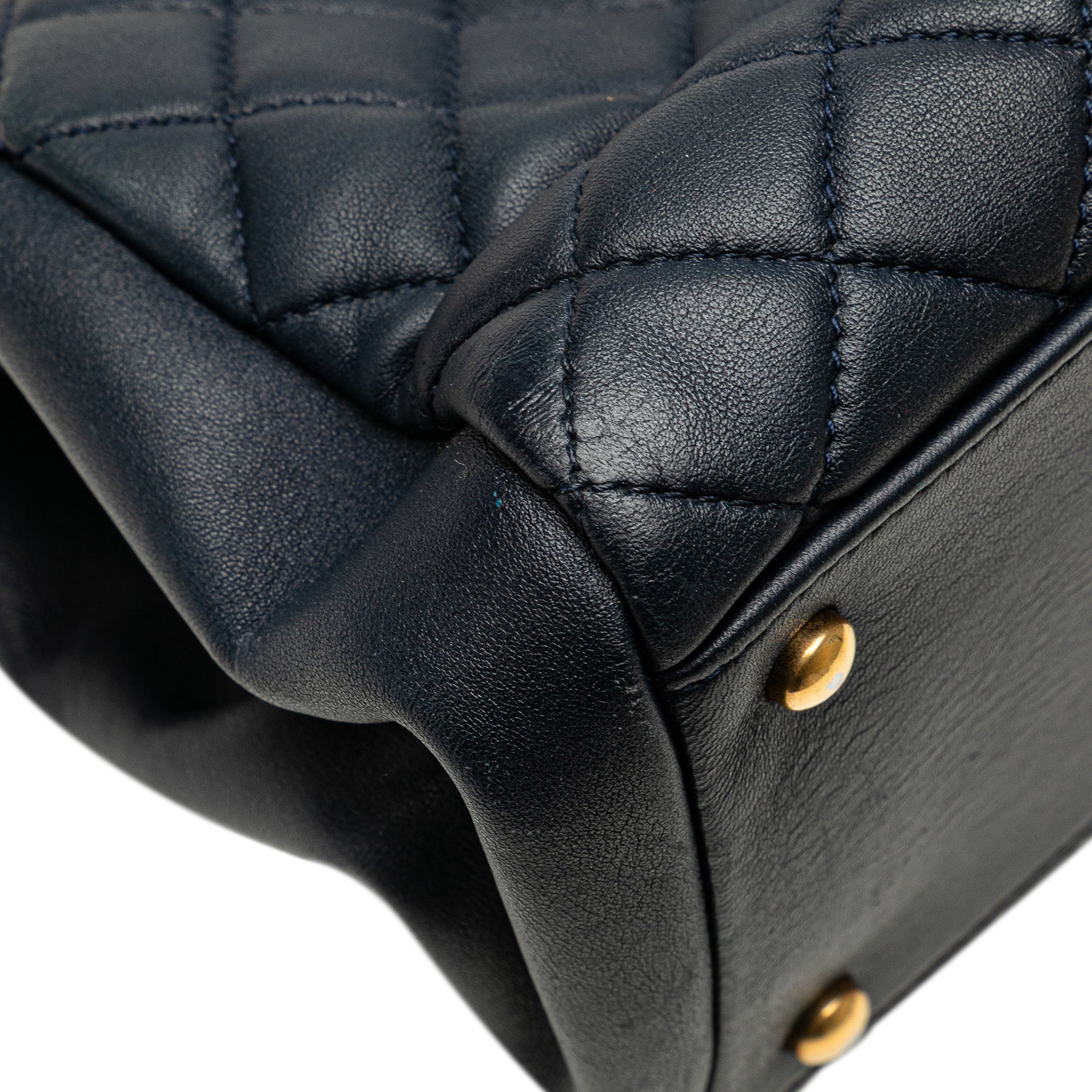 Large Lambskin Just Mademoiselle Bowler Bag