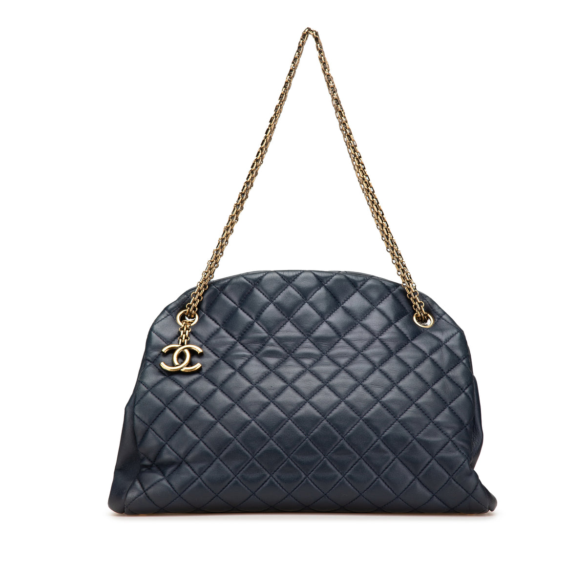 Large Lambskin Just Mademoiselle Bowler Bag