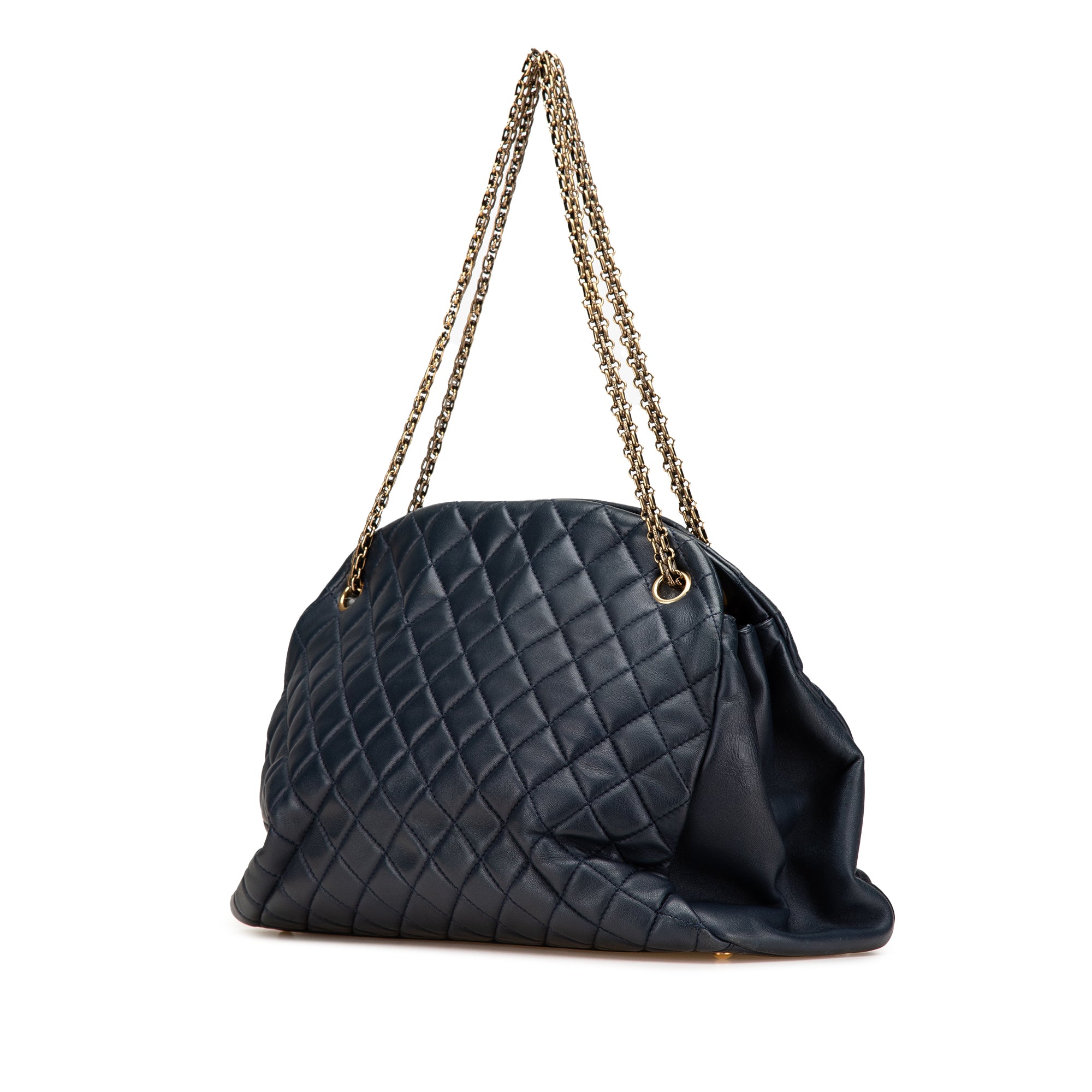 Large Lambskin Just Mademoiselle Bowler Bag
