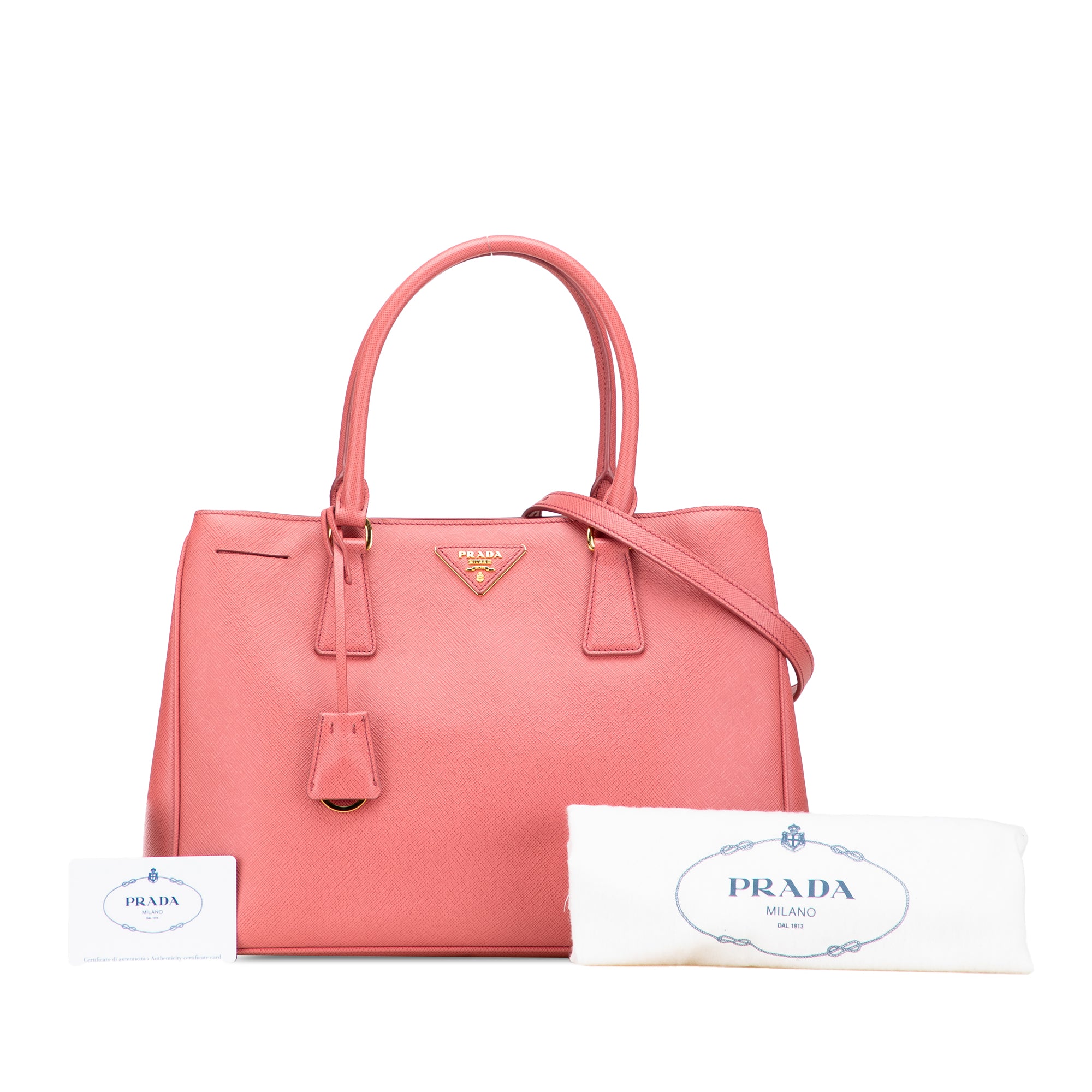 Medium Saffiano Lux Galleria Satchel