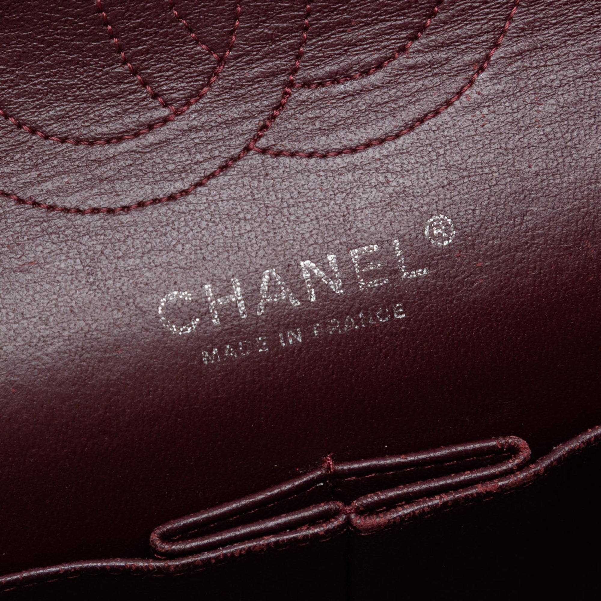 Medium Classic Crinkled Patent Double Flap