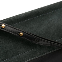 Medium Studded Suede and Calfskin Faye Crossbody