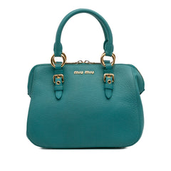 Goatskin Madras Satchel