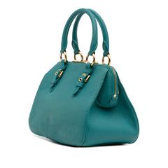 Goatskin Madras Satchel