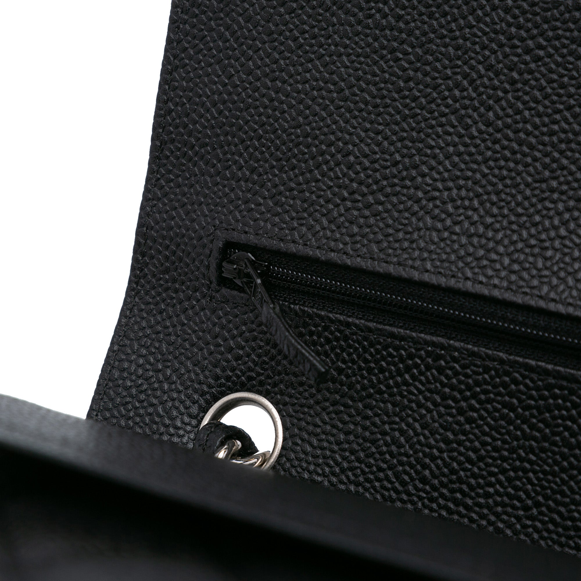 Jumbo Classic Caviar Double Flap