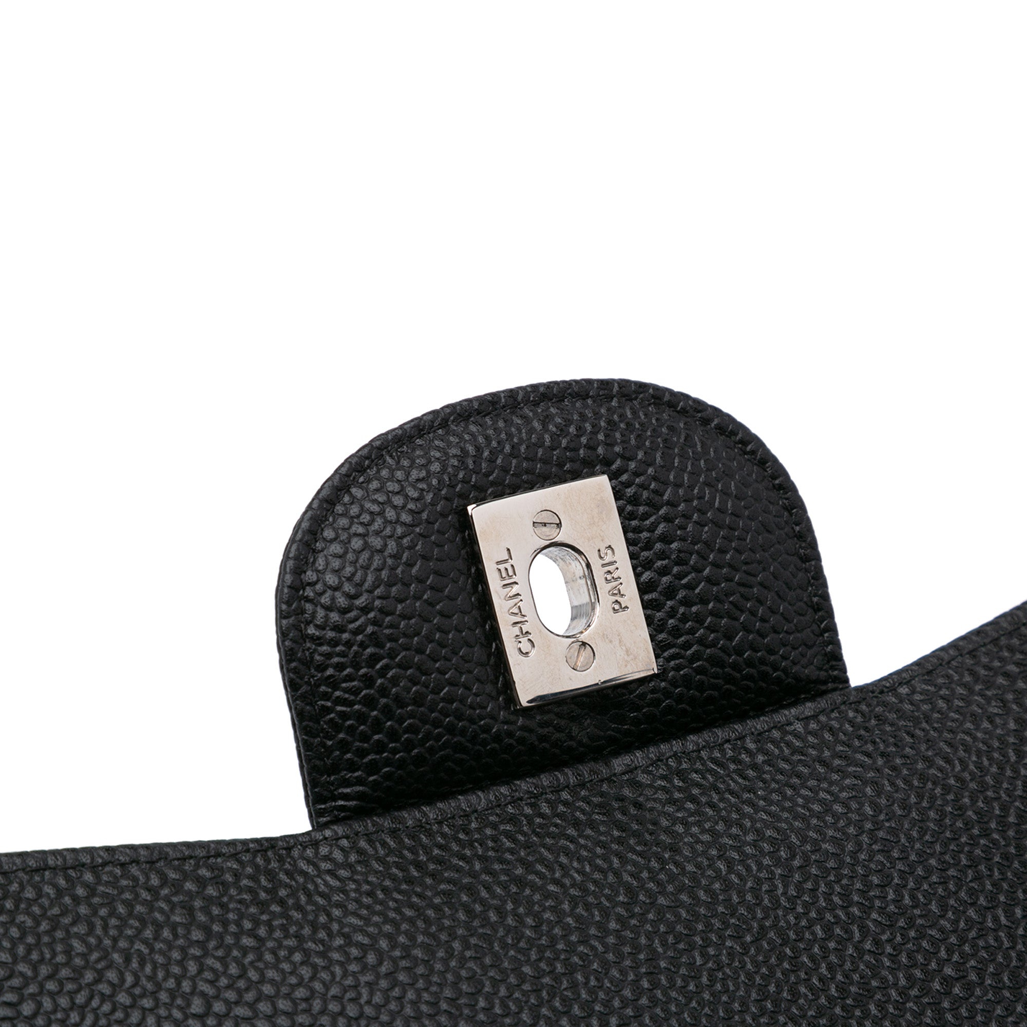 Jumbo Classic Caviar Double Flap