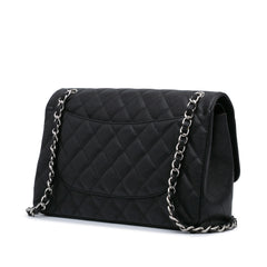 Jumbo Classic Caviar Double Flap