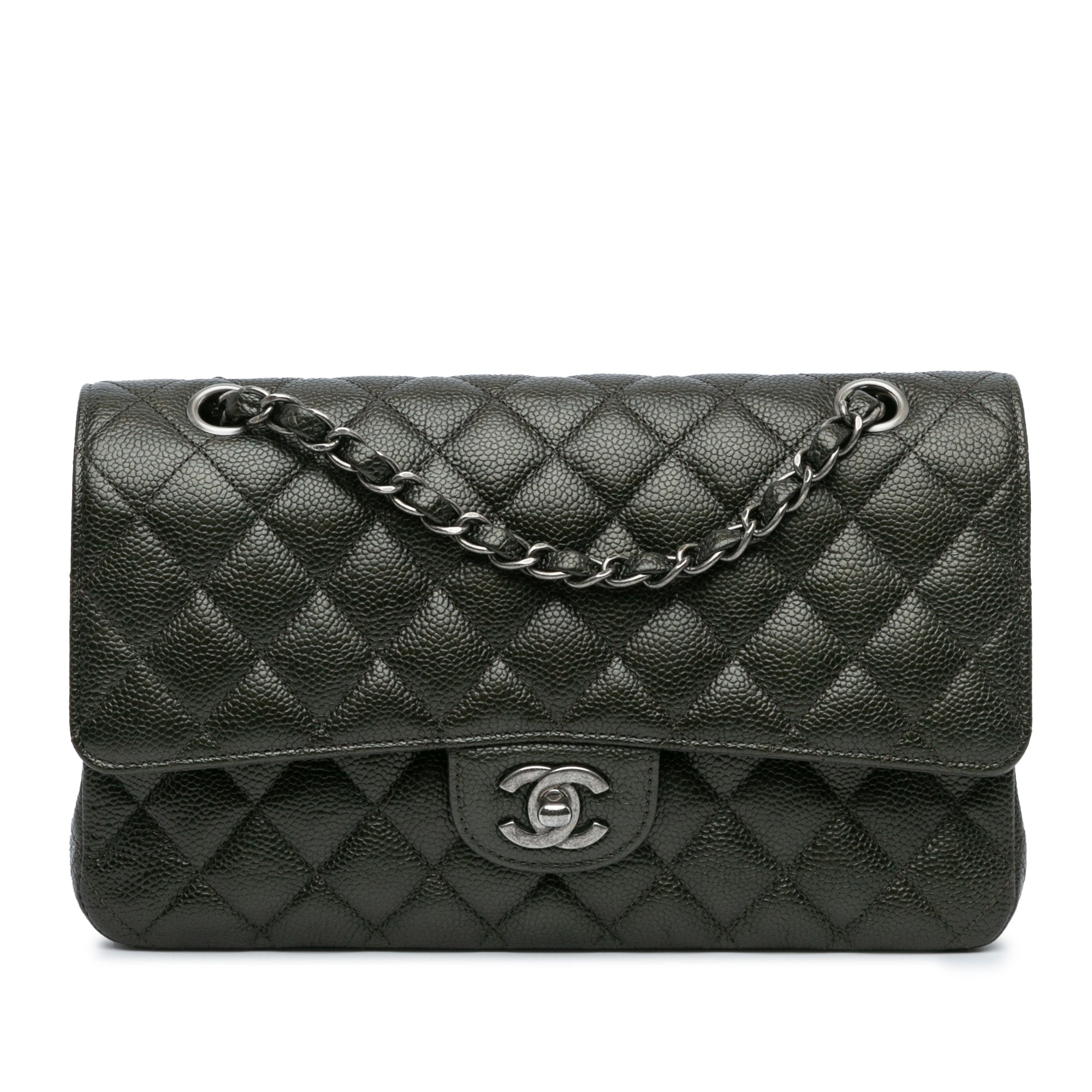 Medium Classic Caviar Double Flap