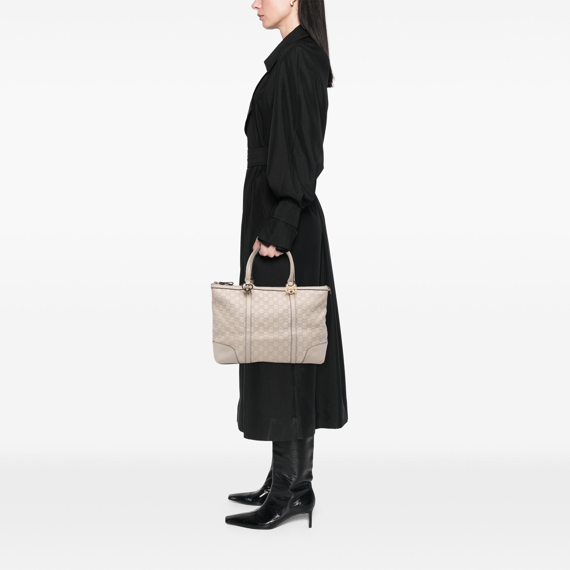 Guccissima Lovely Heart Tote